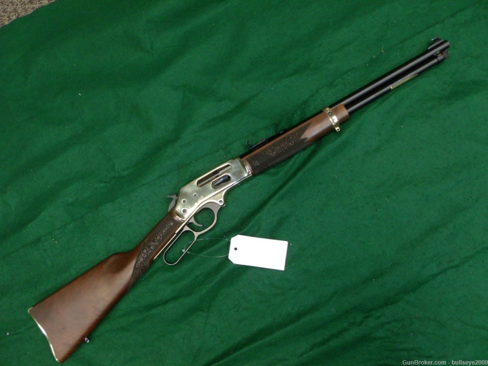 Henry Side Gate Lever Action 30-30 20"bbl Engraved Stock-img-0