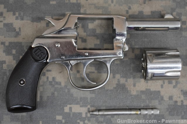 Iver Johnson Model 1900 Double Action 32S&W made 1904-img-6