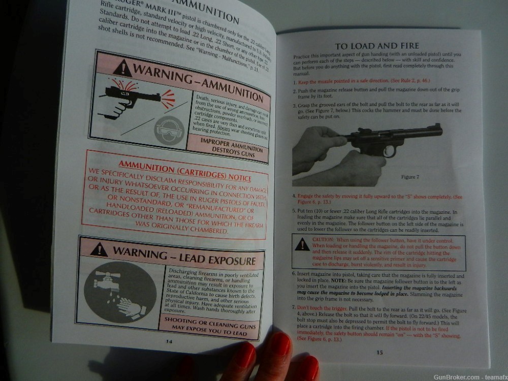 Ruger Mark III owners manual-img-2