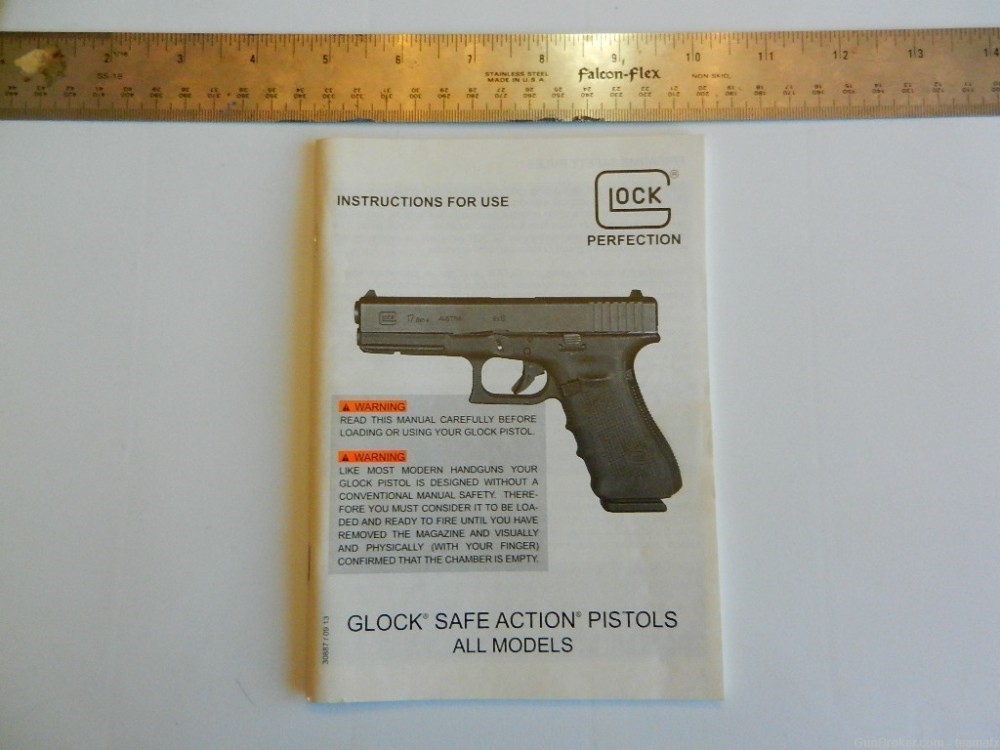 Owners manual for all models of Glock "safe action" pistols-img-0