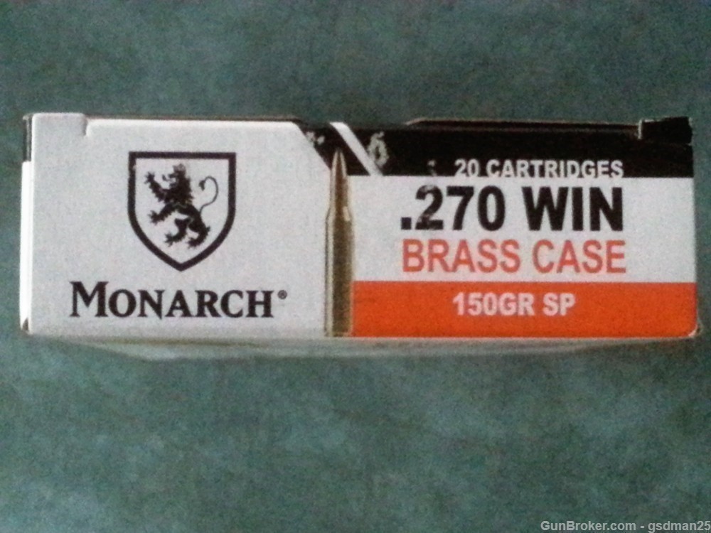 Monarch 270 Soft Point 150 GR One Box-img-0