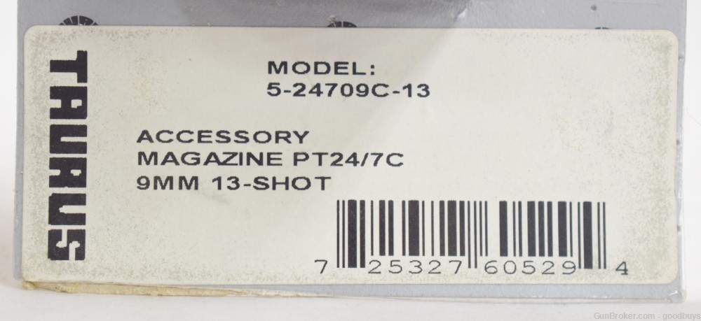 TAURUS PT24/7c 9mm 13-SHOT MAGAZINE 5-24709C-13 NOS SALE-img-1