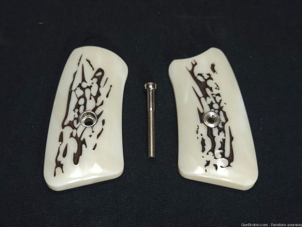 Stag Ruger Sp101 Grip Inserts Engraved Textured Checkered-img-0