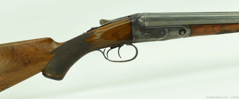 Parker GH Damascus 12 gauge shotgun (S8351)-img-4