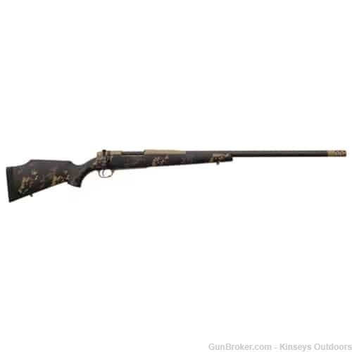Weatherby Mark V CarbonMark Rifle 6.5 WBY RPM 24" Gray and Tan with Brake R-img-0