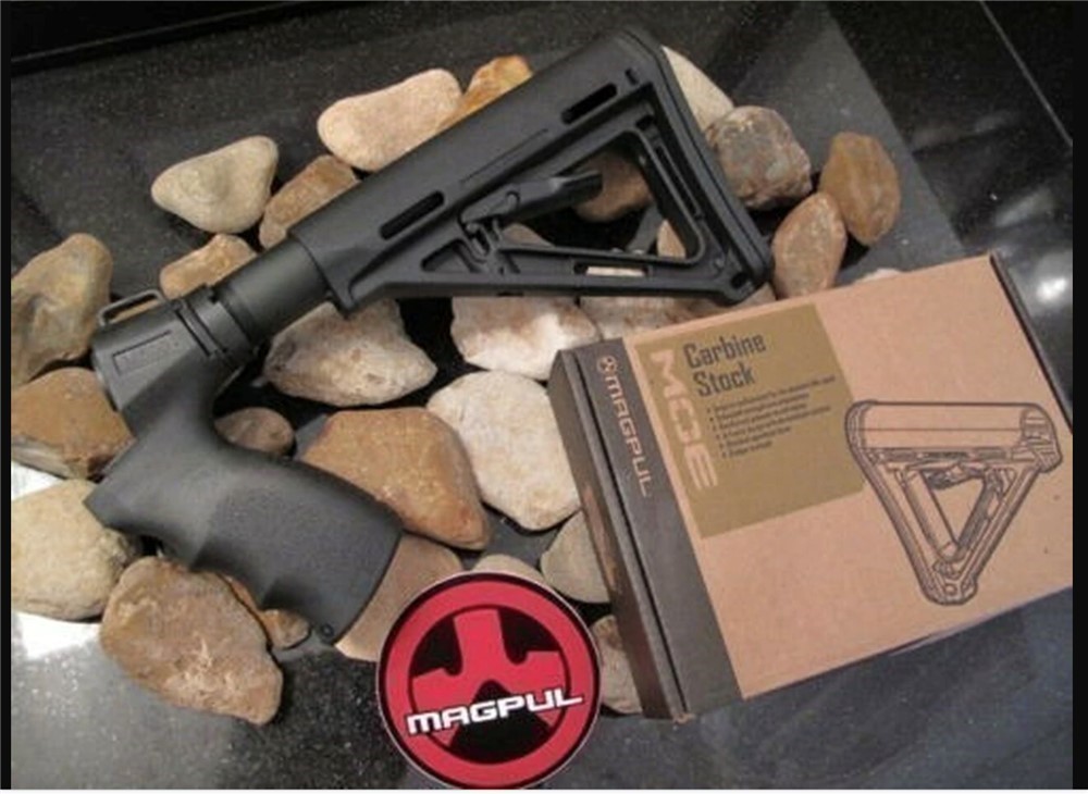 20 Gauge Magpul Mossberg 500 590 Pistol Grip Magpul Stock MILSPEC 6 Posit-img-0