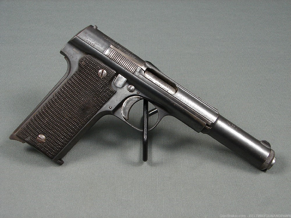 Astra Model 400 (1921) 9mm 6" Spanish Pistol Late 30s-img-1