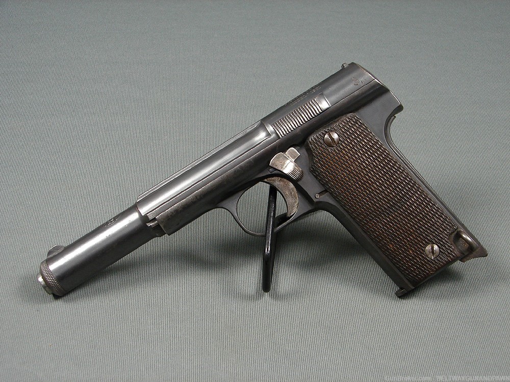 Astra Model 400 (1921) 9mm 6" Spanish Pistol Late 30s-img-0