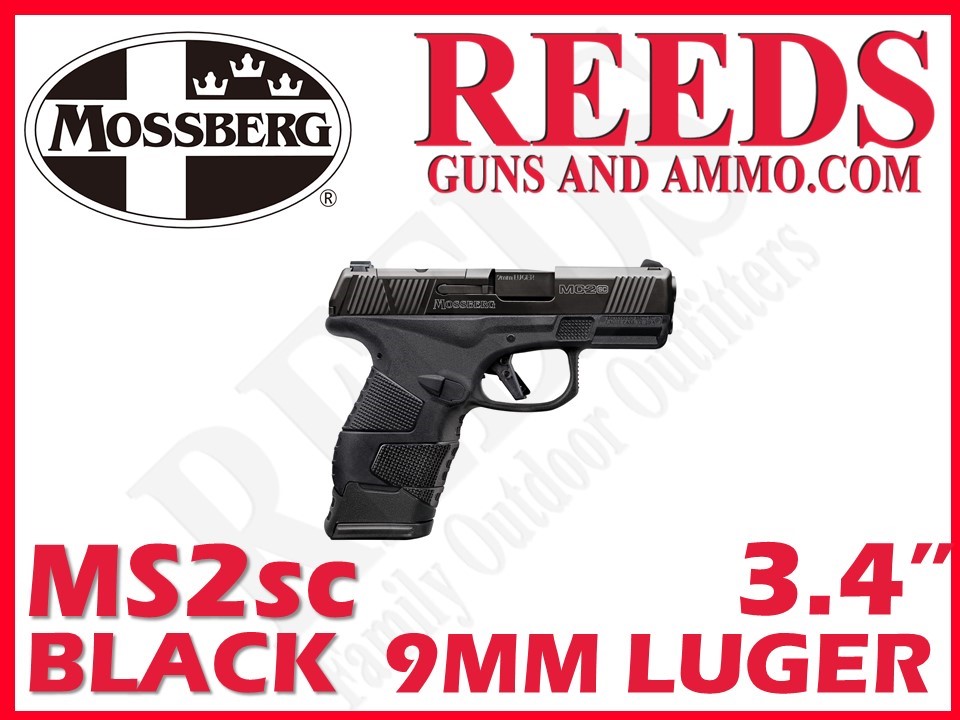Mossberg MC2sc Black 9mm 3.4in 2 Mags 89025-img-0