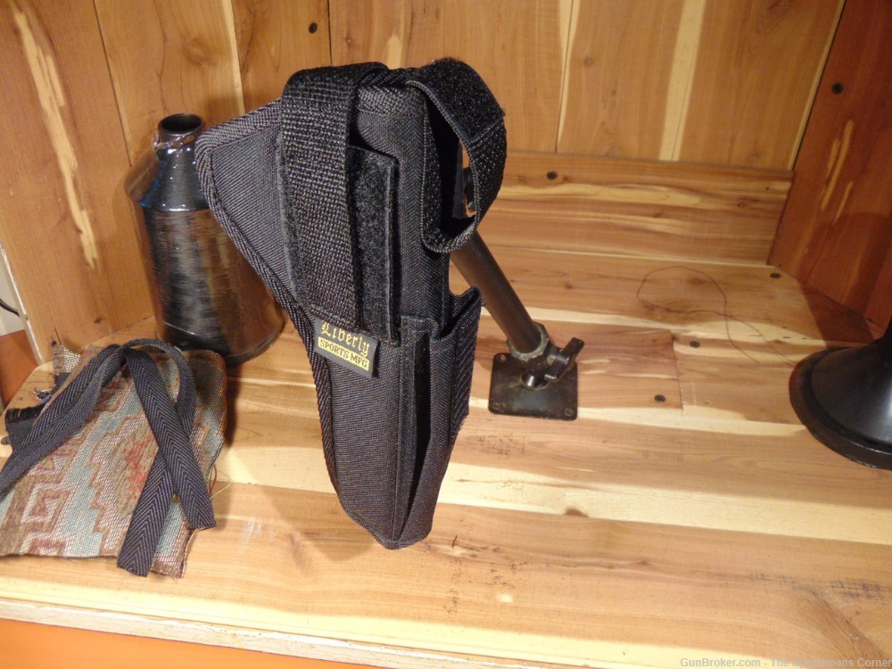 Ruger 22/45 Bull Barrel 5.5 inch Custom Belt Holster/ Sportsman No.16-img-2