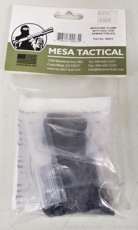 Mesa Tactical Remington 870 12ga mag clamp with rail 90810-img-0