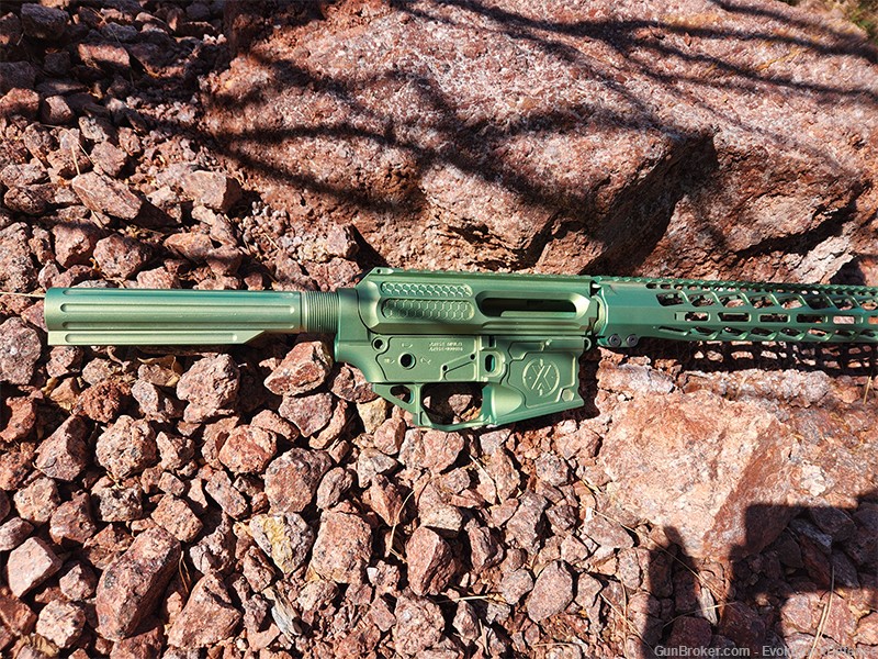 Custom AR15 Side Charging build kit Clover Green KG Gunkote-img-2