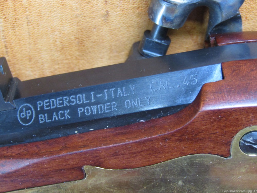 Pedersoli Kentucky 45 Cal Black Powder Percussion Pistol New in Box 5.313-img-14