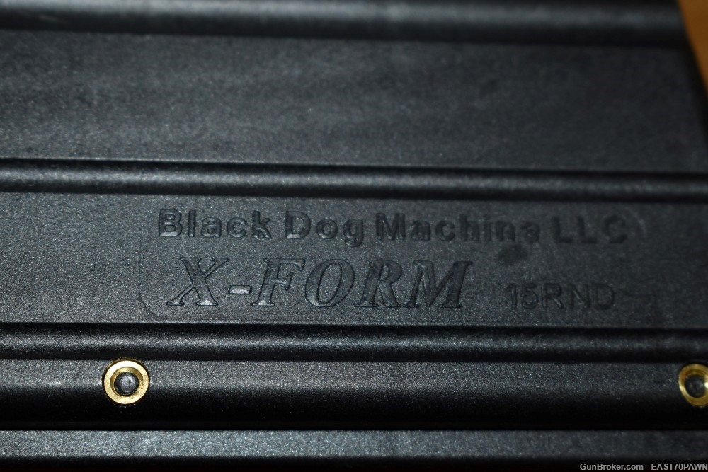 Lot of (5) Black Dog Machine X-Form AR-15 .22 LR 15-RD Magazines Black/Nylo-img-2