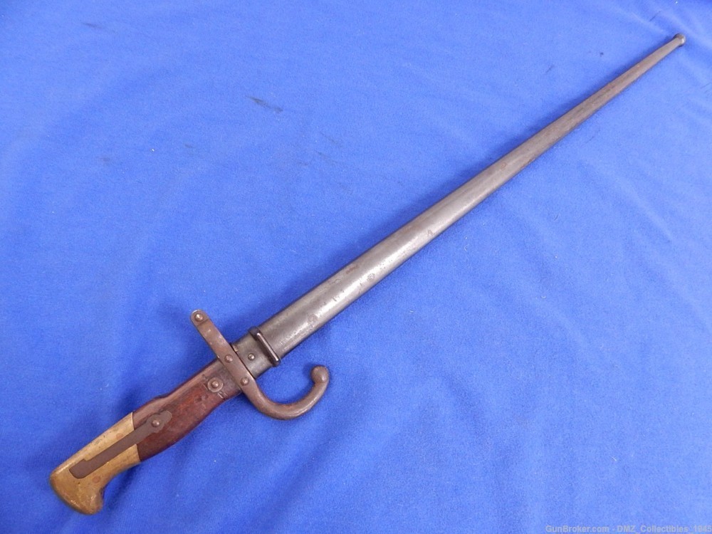 1877 French Gras Rifle Bayonet with Scabbard-img-0
