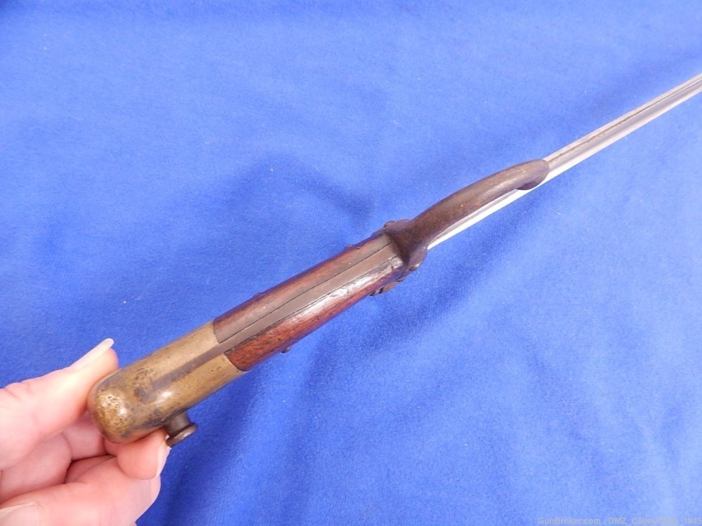 1877 French Gras Rifle Bayonet with Scabbard-img-5
