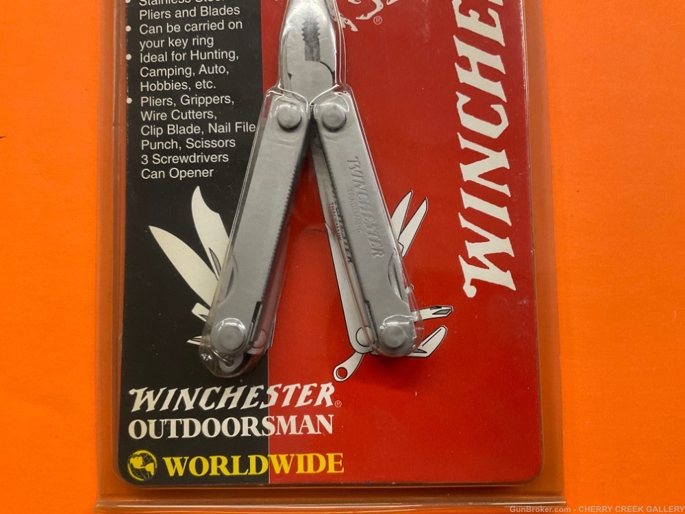 Vintage NEW WINCHESTER multi tool knife box pliers screwdriver keychain -img-2
