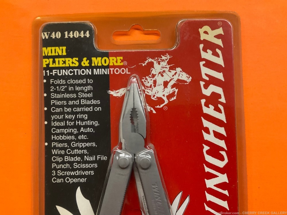Vintage NEW WINCHESTER multi tool knife box pliers screwdriver keychain -img-1