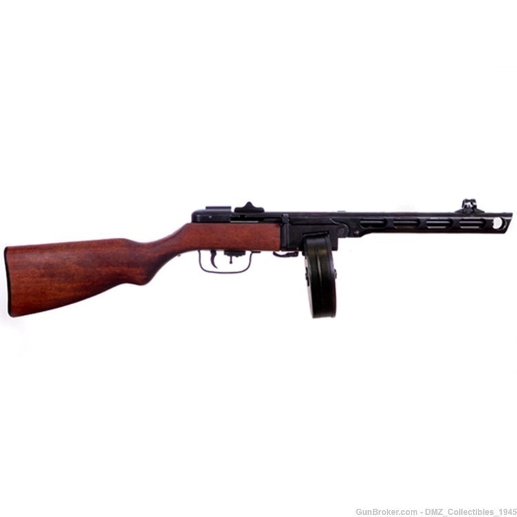 WW2 WWII Soviet Russian Submachine Gun Non Firing Replica by Denix-img-0