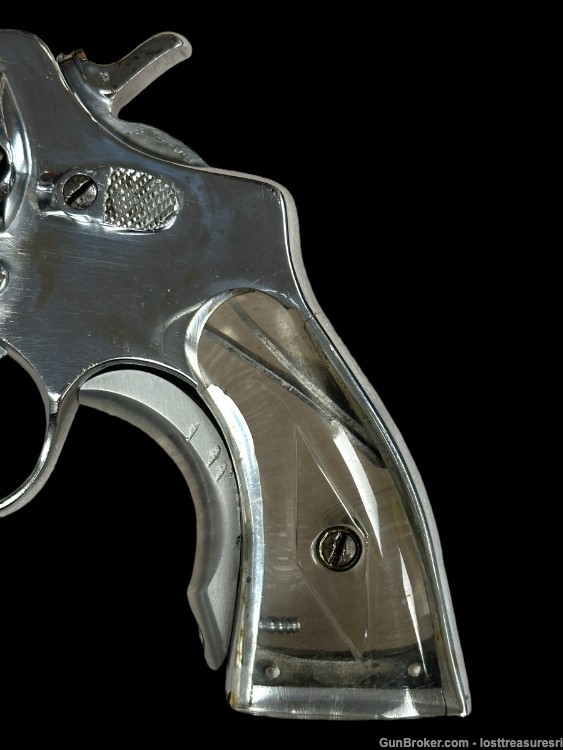 EIBAR M&P Polished Stainless Revolver, .8mm Lebel 4" BBL w/ Reloads-img-11