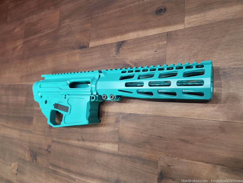 Custom AR 9mm CZ Scorpion magazine build kit Gem Blue KG Gunkote-img-1