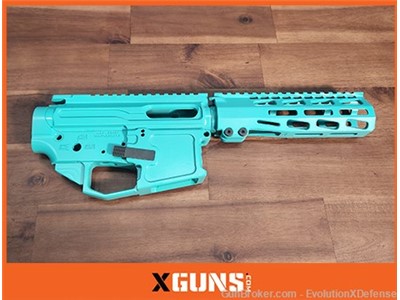 Custom AR 9mm CZ Scorpion magazine build kit Gem Blue KG Gunkote