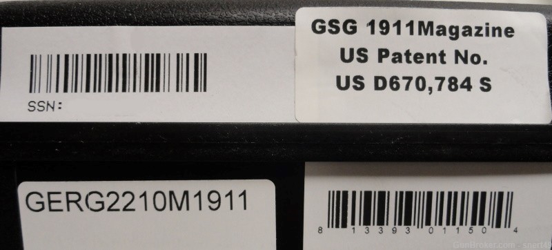 GSG 1911-22 LR 5” Threaded Bbl Checkered Grips 10+1 #GERG2210M1911 Buy Now!-img-11