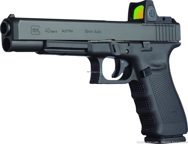 Glock PG4030103MOS G40 Gen4 Semi Auto Pistol 10MM, 6 in, Poly Grp, 15 1 Rnd-img-0