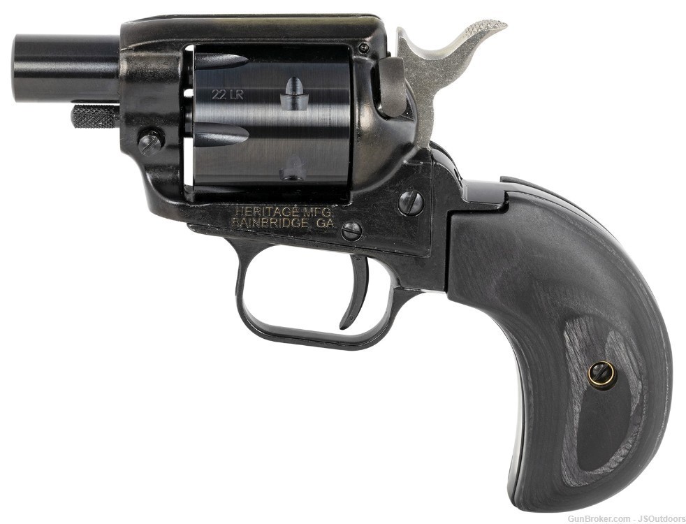 Heritage Arms Barkeep Boot/Birdshead .22LR 1" Bbl Black 6 Rd Revolver-img-0