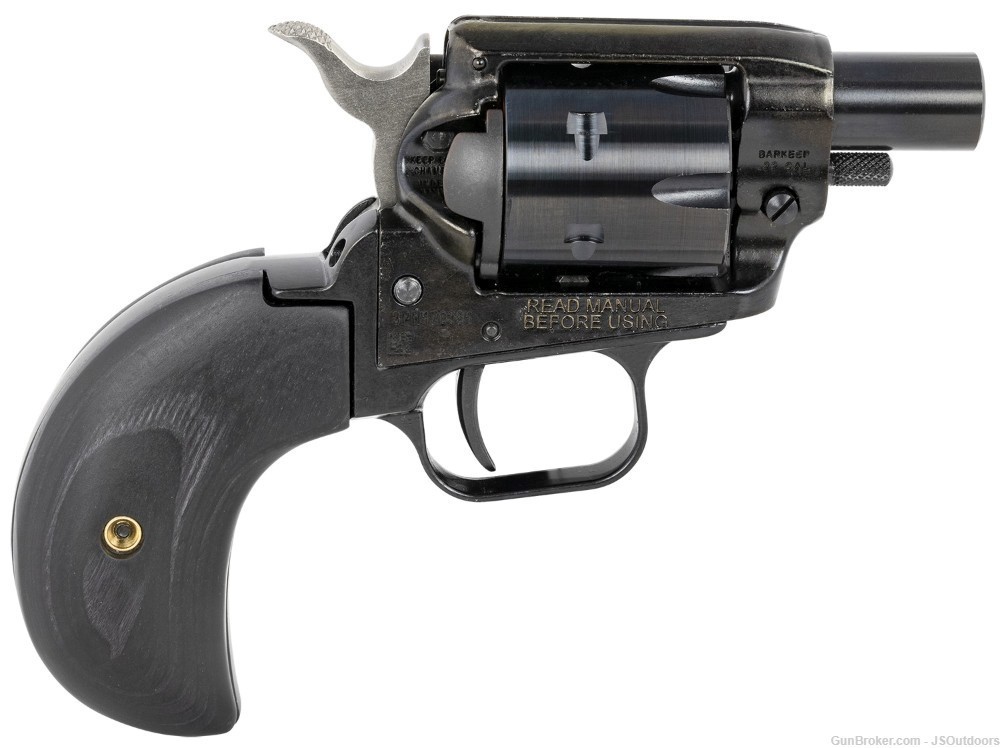 Heritage Arms Barkeep Boot/Birdshead .22LR 1" Bbl Black 6 Rd Revolver-img-1