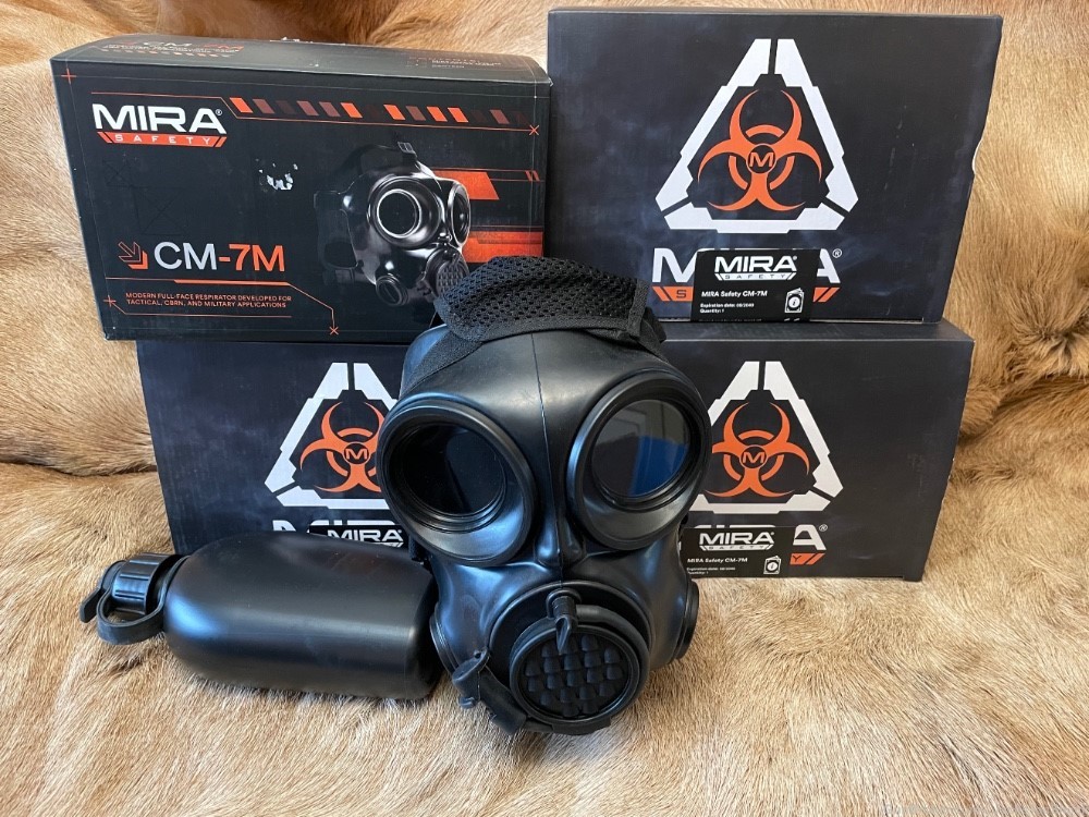 MIRA Safety CM-7M Military Gas Mask Small/ladies -img-0