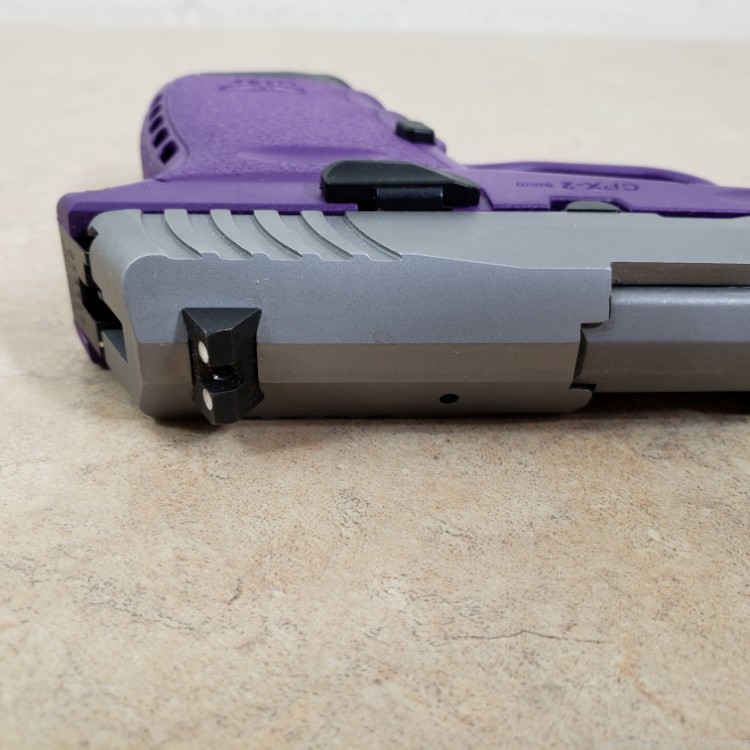 SCCY CPX-2 Semi-Auto 9mm Pistol w/ 1 Magazine Purple Stainless-img-10