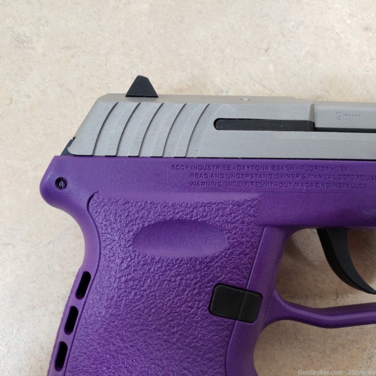 SCCY CPX-2 Semi-Auto 9mm Pistol w/ 1 Magazine Purple Stainless-img-15