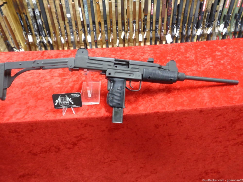 CAI 9mm Model UC 9 Semi Auto Rifle B A UZI Mag Folding Stock PRE BAN TRADE-img-1