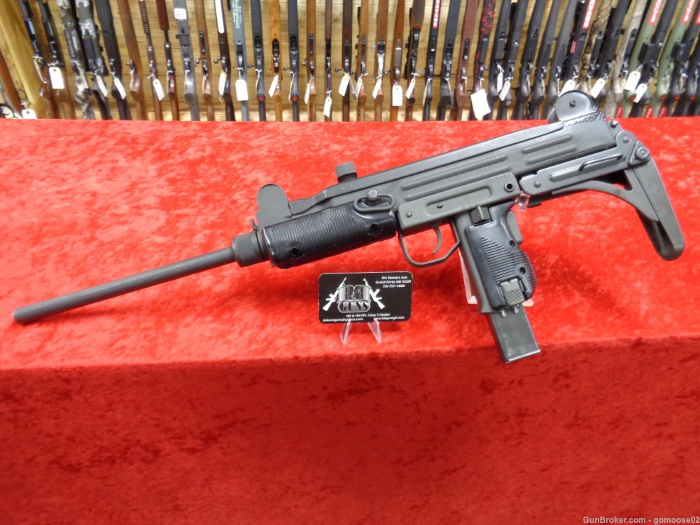 CAI 9mm Model UC 9 Semi Auto Rifle B A UZI Mag Folding Stock PRE BAN TRADE-img-2