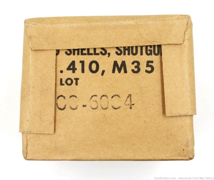 Full/Sealed Box of 25 Aluminum .410 Survival Shotshells M35 US Military WCC-img-0