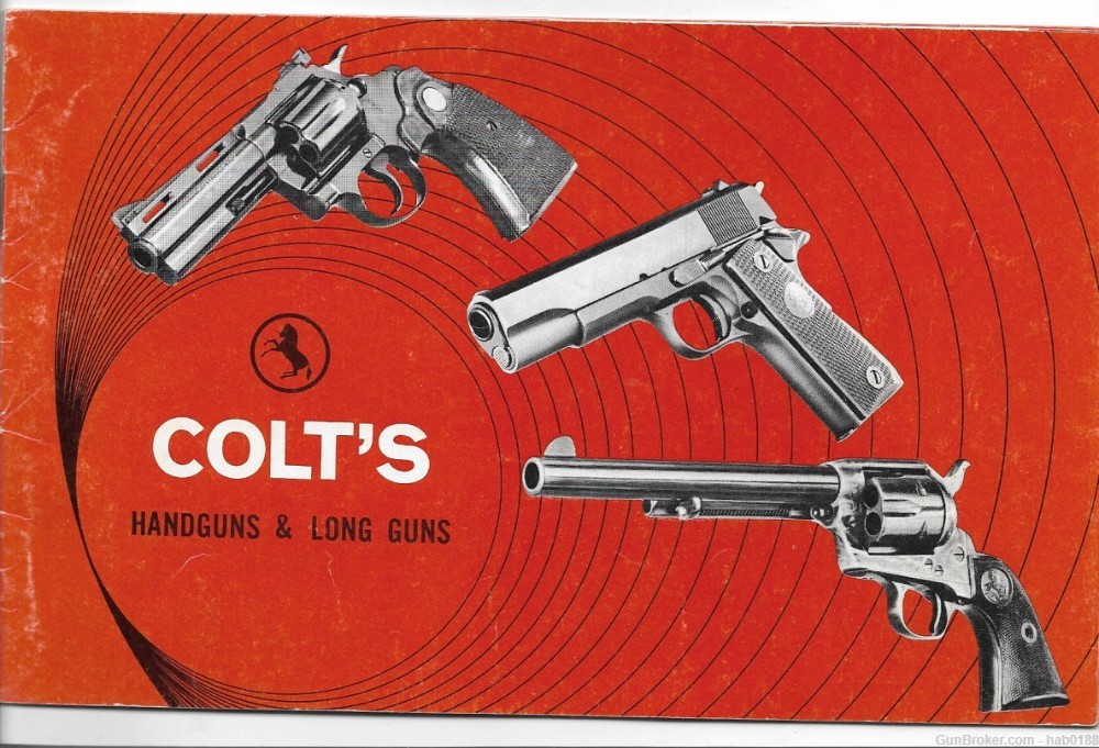Original Colt Firearms 1970 Catalog-img-0