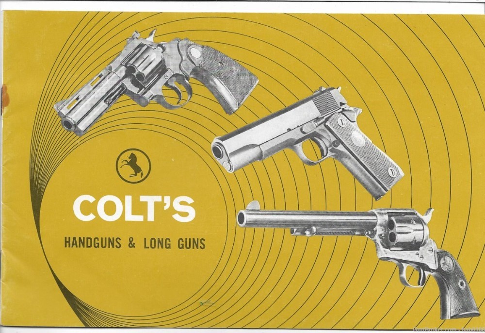 Original Colt Firearms 1969 Catalog CCC-1/69-img-0