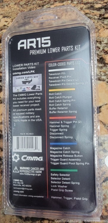 CMMG Lower Parts Kit.-img-1
