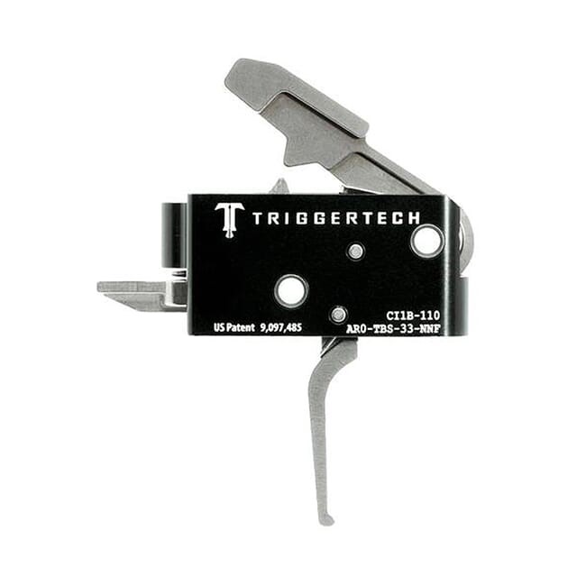 TriggerTech AR15 Competitive Flat SS/Blk Two Stage Trigger AR0-TBS-33-NNF-img-0