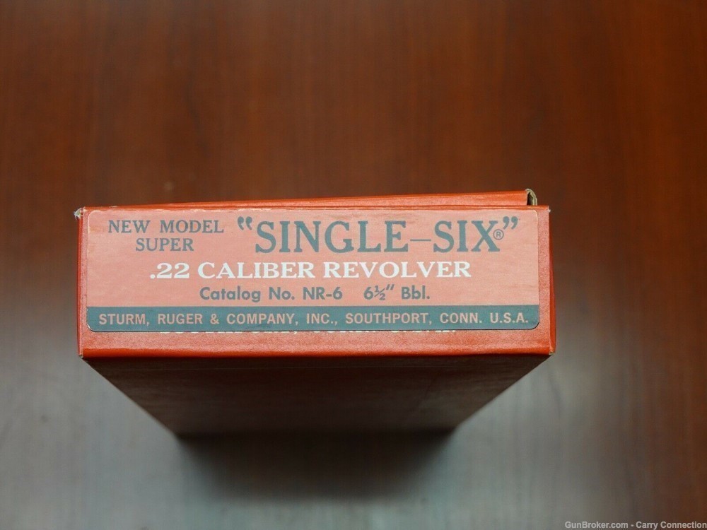 Original Box for Ruger Revolver Model Super Single-Six Convertible -img-1