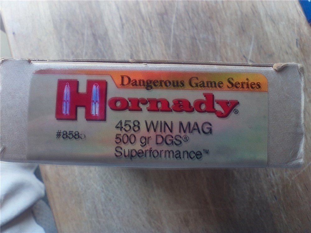 Dangerous Game Series 458 Win Mag 500 gr.DGS Superformance ammo-img-0