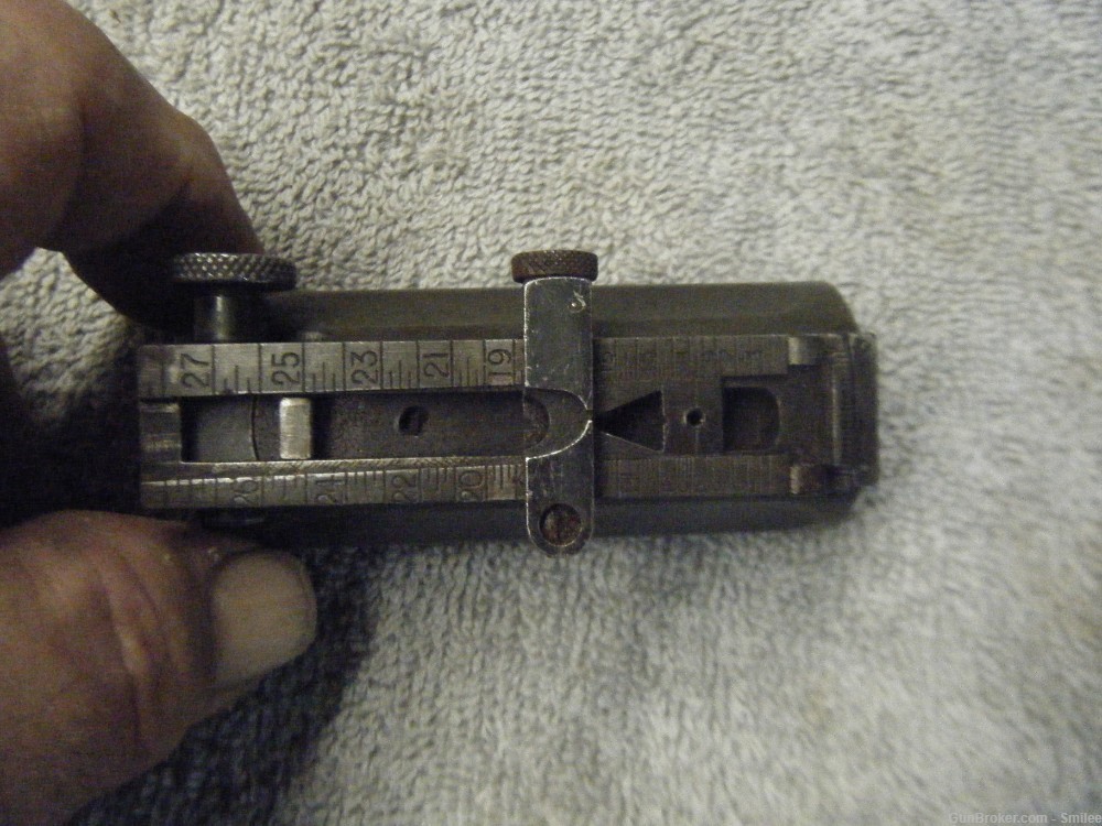 original 1903 Springfield rear sight collar and complete sight assembly-img-2