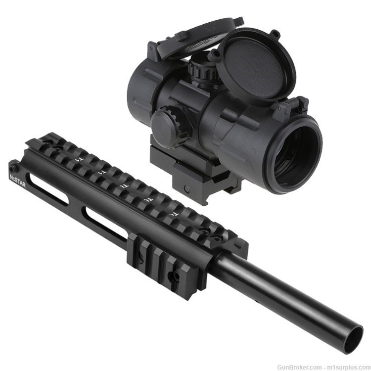 SKS Optic Kit with Gas Tube Scope Mount + UTG Red Green Dot Aiming Sight-img-0
