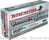 Winchester X22250P Super-X Rifle Ammo 22-250 REM, Varmint X, 55 Grains-img-0