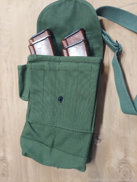 4 Russian / Bulgarian 45 Round RPK-74 Magazines with Pouch-img-32