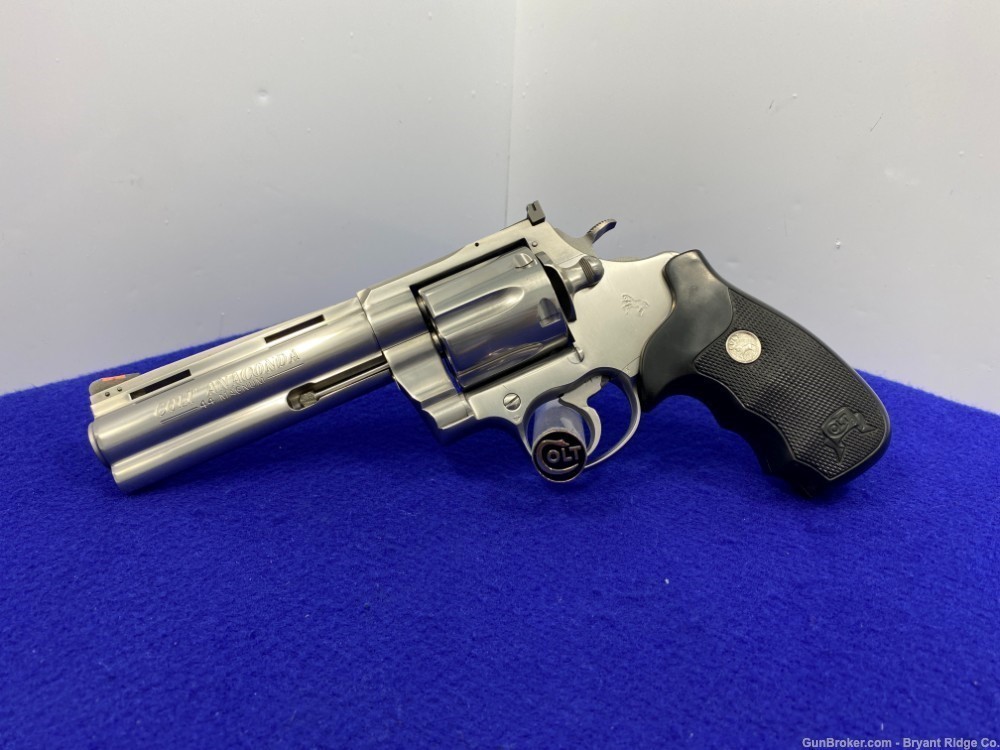 1996 Colt Anaconda .44 Mag Stainless *HOLY GRAIL 5" BARREL MODEL*-img-4