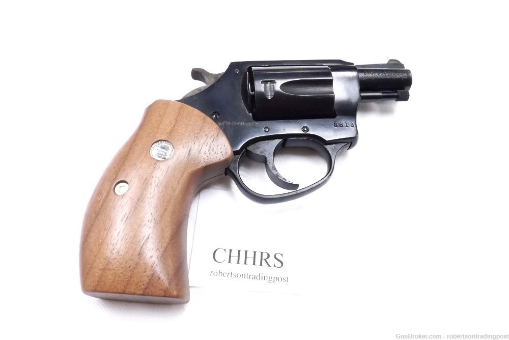 Herretts Walnut Combat Grips fit All Charter Arms Revolvers Walnut Shooting-img-12