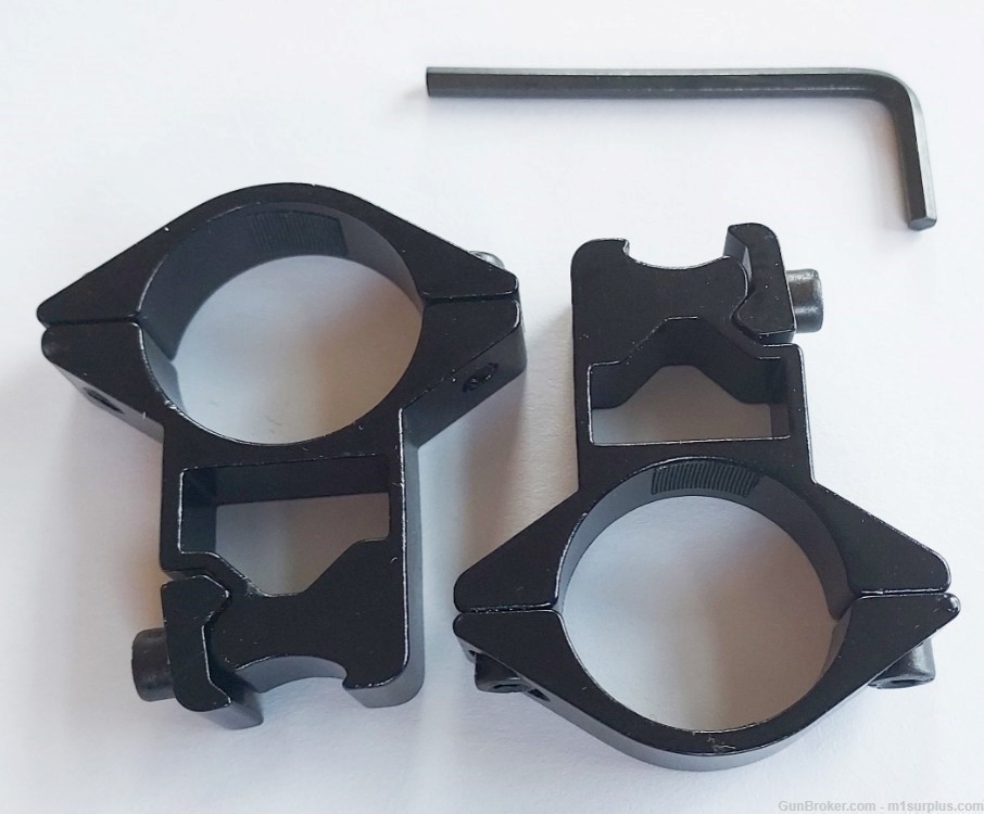 SALE ! Scope Mount Rings Fits Dovetail on Rossi Pump Action 22 Gallery Gun-img-0