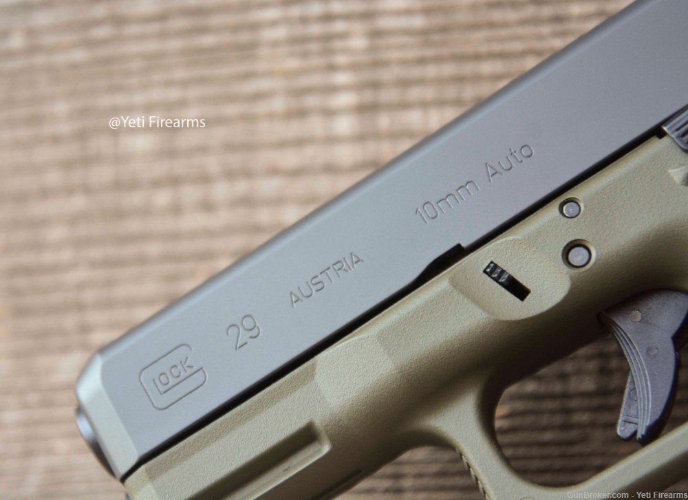 Glock 29 SF 10mm Olive Drab Cerakote No CC Fee G29 Short Frame 29SF-img-6